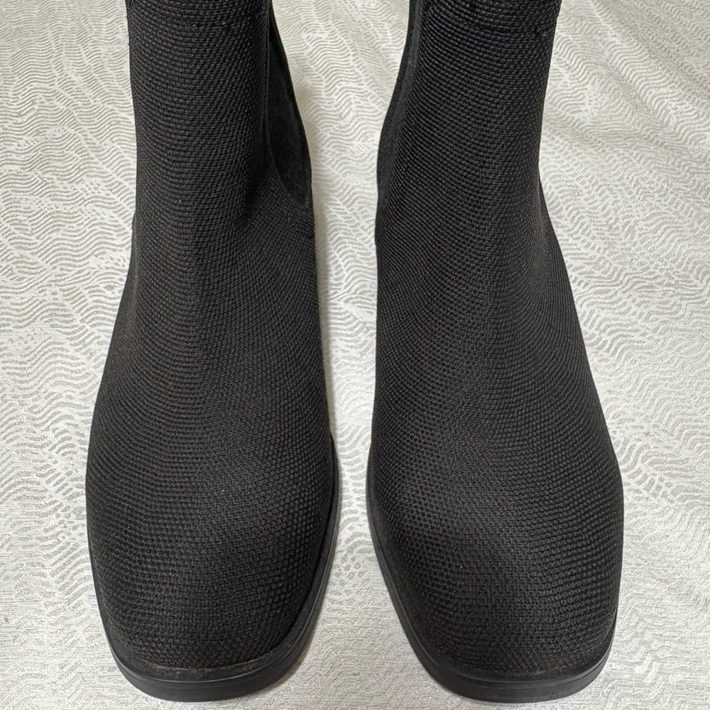 VIVAIA Square-Footed Black Ankle Boots Size 37